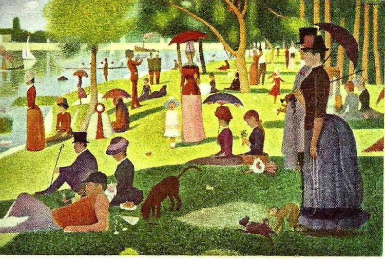 Georges Seurat en sommarsondag pa la grande jatte